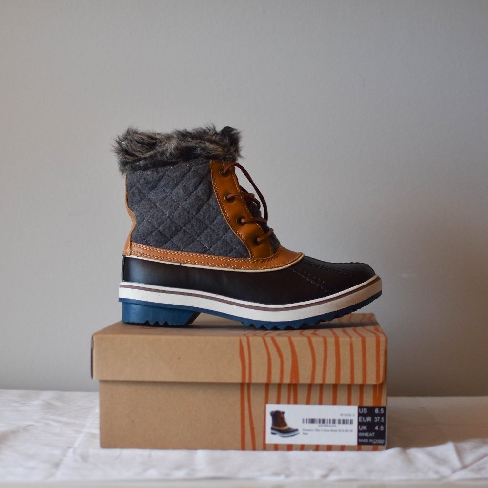 GLOBALWIN Women's Winter Snow Boots 6.5